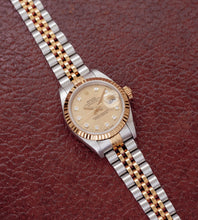 Afbeelding in Gallery-weergave laden, Rolex Lady-Datejust 69173 'Champagne Diamond Dial' (1997)
