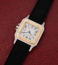 Afbeelding in Gallery-weergave laden, Cartier Santos Carrée 2961 'Leather Strap'
