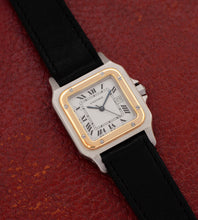 Afbeelding in Gallery-weergave laden, Cartier Santos Carrée 2961 'Leather Strap'
