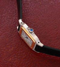 Afbeelding in Gallery-weergave laden, Cartier Santos Carrée 2961 'Leather Strap'
