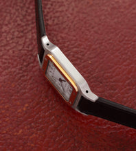 Afbeelding in Gallery-weergave laden, Cartier Santos Carrée 2961 'Leather Strap'
