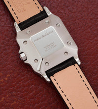 Afbeelding in Gallery-weergave laden, Cartier Santos Carrée 2961 'Leather Strap'
