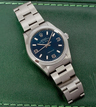 Afbeelding in Gallery-weergave laden, Rolex Air-King 14000 'Blue Dial' + Box &amp; Booklets (1997/1998)
