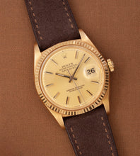 Afbeelding in Gallery-weergave laden, Rolex Datejust 1601/8 'Champagne Dial' 18K (Ca. 1973)
