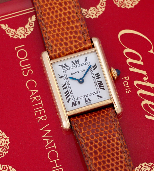 Cartier Tank Louis 78087 'Paris Dial' + Box & Papers (Ca. 1983)