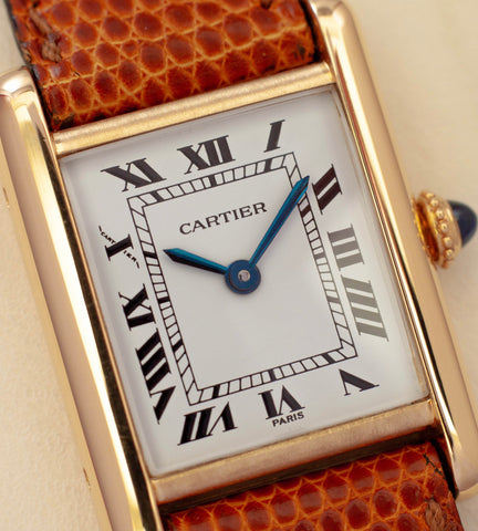 Cartier Tank Louis 78087 'Paris Dial' + Box & Papers (Ca. 1983)