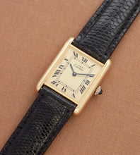 Load image into Gallery viewer, Cartier Tank Must de 'Roman Lemon Dial' (LM)
