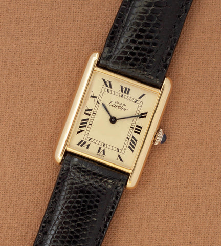 Cartier Tank Must de 'Roman Lemon Dial' (LM)