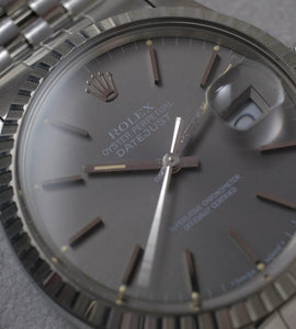 Rolex Datejust 16030 grey ghost dial