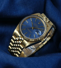 Afbeelding in Gallery-weergave laden, Rolex Datejust 16018 &#39;Blue&#39; 1981
