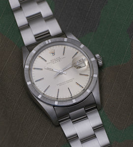 Rolex Date 1501 'Silver dial' + Box 1979