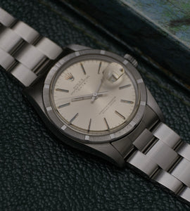 Rolex Date 1501 'Silver dial' + Box 1979
