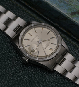 Rolex Date 1501 'Silver dial' + Box 1979