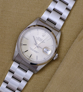 Rolex Datejust 16200 'Silver/Crème dial' 1998/1999