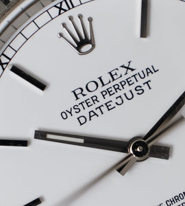 Rolex Datejust 16220 Porcelain Dial 1999