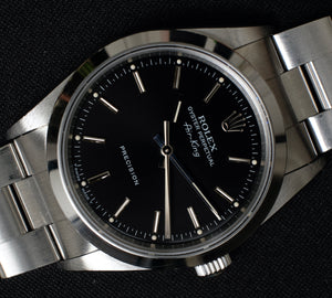 Rolex Air-King 14000 Black Dial 1996