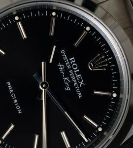 Rolex Air-King 14000 Black Dial 1996