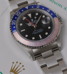 Rolex GMT-Master 16700 'Swiss Only' 1998 (Box+Papers) 'Faded Pepsi Bezel'