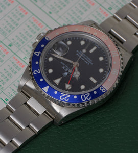 Rolex GMT-Master 16700 'Swiss Only' 1998 (Box+Papers) 'Faded Pepsi Bezel'