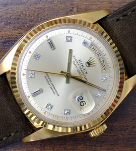 Rolex Day-Date 1803 Diamond Dial 1977