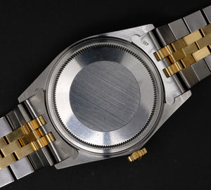 Rolex Datejust 16013 Black Tapestry Dial 1987