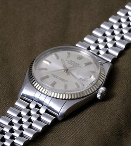 Rolex Datejust 1601 Silver Pie-Pan Dial 1975