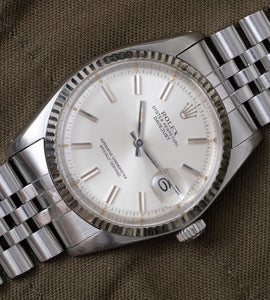 Rolex Datejust 1601 Silver Pie-Pan Dial 1975