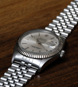 Rolex Datejust 16014 Silver Dial 1986