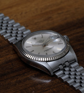 Rolex Datejust 16014 Silver Dial 1986
