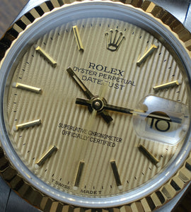 Rolex Lady-Datejust 69173 'Champagne Tapestry Dial' 1991