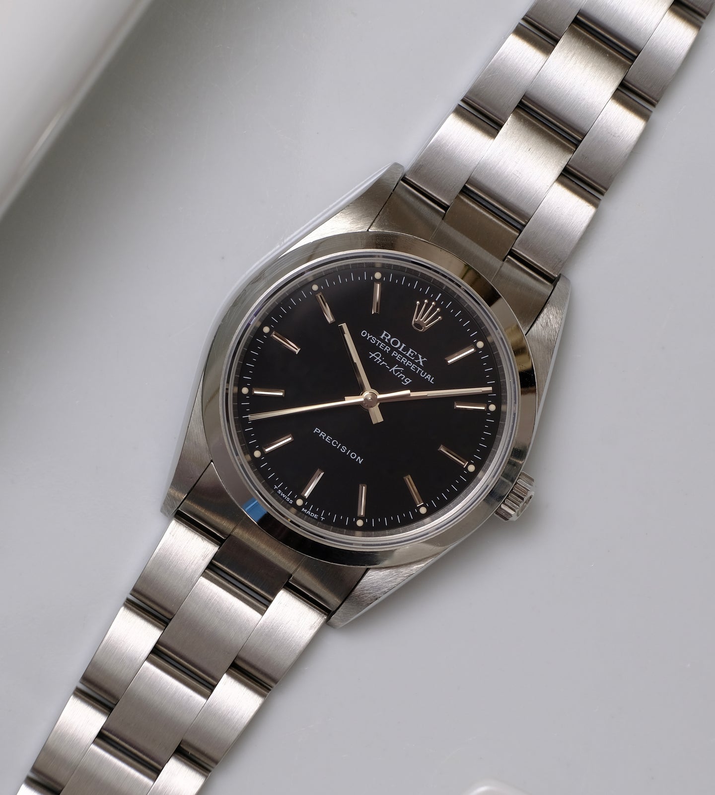 Rolex Air-King 14000 Black Dial 1996