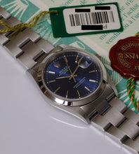 Load image into Gallery viewer, Rolex Date 15200 Blue Dial 2000 + Box &amp; Papers
