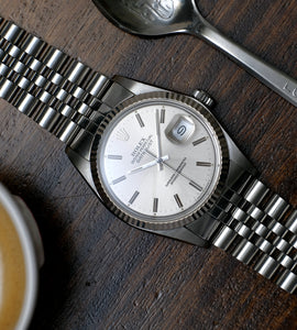 Rolex Datejust 16014 Silver Dial 1986