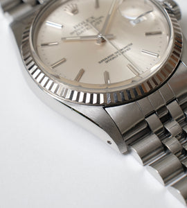 Rolex Datejust 16014 Silver Dial 1986