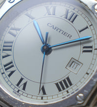 Afbeelding in Gallery-weergave laden, Cartier Santos Octagon 2965 + Box (unpolished)
