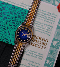 Afbeelding in Gallery-weergave laden, Rolex Datejust 16233 Vignette Dial 1995 + Box &amp; Papers
