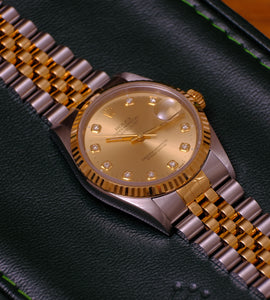 Rolex Datejust 16233 ''Champagne Diamond Dial'' Full Set (93/94)