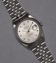 Afbeelding in Gallery-weergave laden, Rolex Datejust 16234 &#39;&#39;Silver Diamond Dial&#39;&#39; 1990
