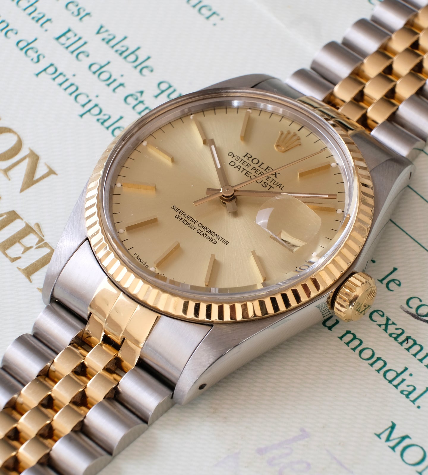 Rolex Datejust 16013 (Box + Papers) 1985