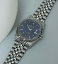 Load image into Gallery viewer, Rolex Datejust 16234 &#39;Blue Stick Dial&#39; 2000
