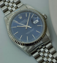Load image into Gallery viewer, Rolex Datejust 16234 &#39;Blue Stick Dial&#39; 2000
