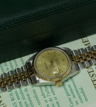 Afbeelding in Gallery-weergave laden, Rolex Datejust 16233 &#39;Champagne Dial&#39; 1990 (B+P)
