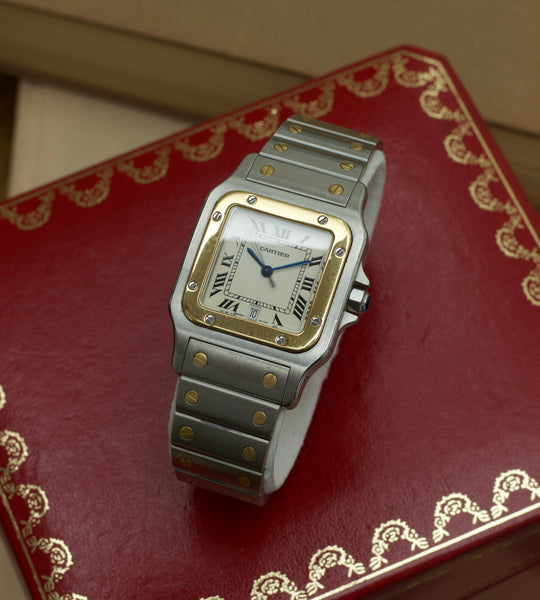 Cartier Santos Galbee 187901 + Box (90's)